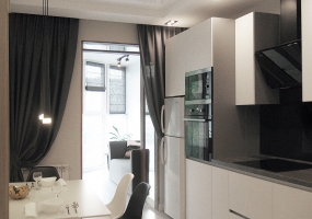 Реализованный дизайн-проект квартиры на ул. Амундсена - Дизайн интерьера квартир. Заказать дизайн дома